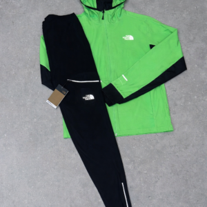 The North Face - Groene vest + Zwarte broek