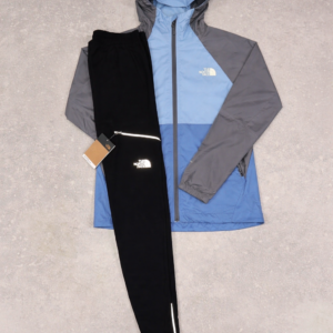 The North Face - Blauw/Grijze vest + Zwarte Broek