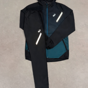 Asics - Blauw/Zwarte vest + Zwarte broek