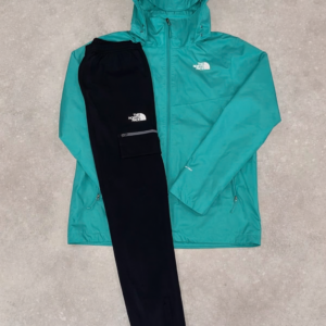 The North Face - Groene vest + Zwarte broek